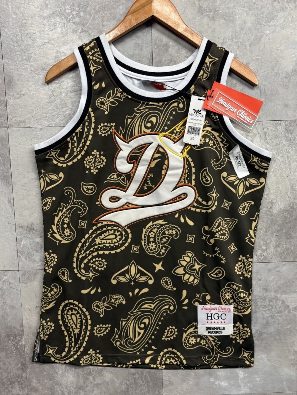 Headgear Classics Dreamville J Cole Born Sinner Basketball Jersey XS NWT